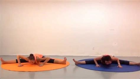 side splits stretching routine flexibility training youtube