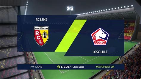 Fifa 23 Rc Lens Vs Lille Ligue 1 Uber Eats Gameplay Youtube