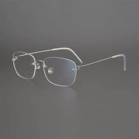 Lindberg Air Titanium Rimless Silver Oq Glasses