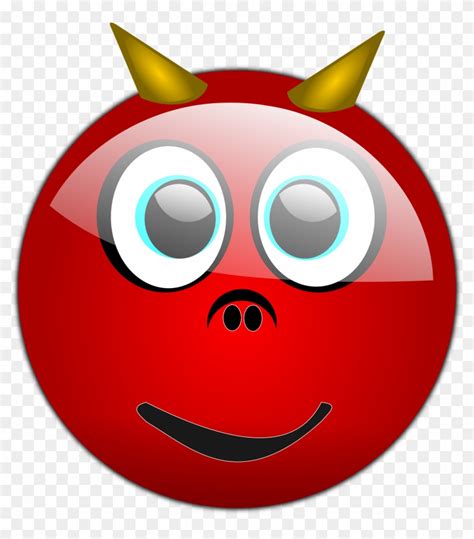 Emojis evil devil horns emojisticker evil emoji devil smiling. Vector Royalty Free Library Demon Smiley Face Free - New ...