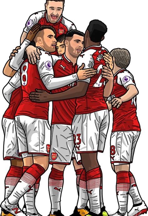 Pin De Alexis Em Arsenal Illustration Jogadores De Futebol Sobre