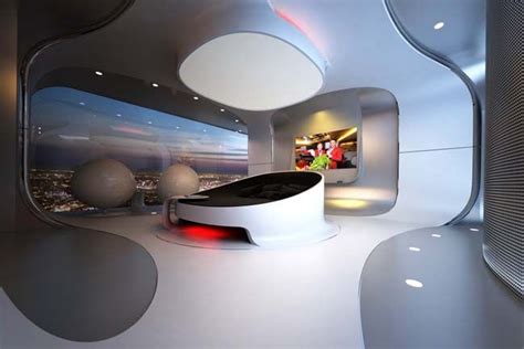 Futuristic Bedroom Design For Luxury Penthouse Futuristic Bedroom