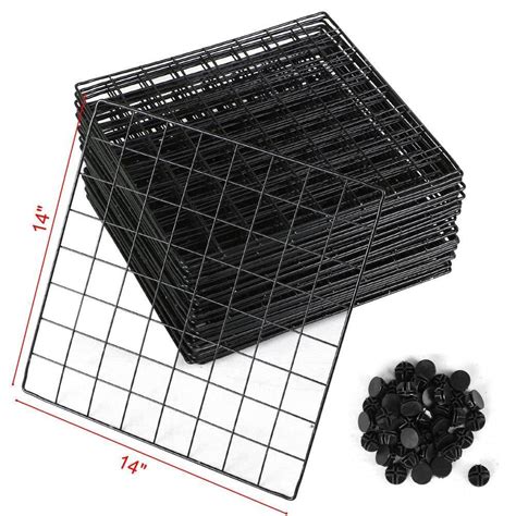 Unicoo Multi Use Diy 12 Cube Wire Grid Organizer Bookcase Bookshel