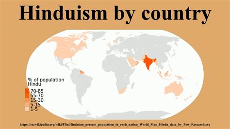 Data is provided as is without warranty or any representation of accuracy, timeliness or completeness. Hinduism by country - YouTube