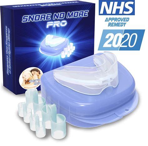 Anti Snore Devices Snore No More Pro Snoring Aids For Men And Women Nhs Approved Remedy The