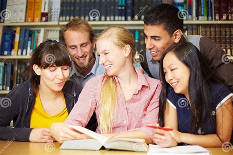 Fun At Study Group Stock Photo Image Of Center Happy 11838634