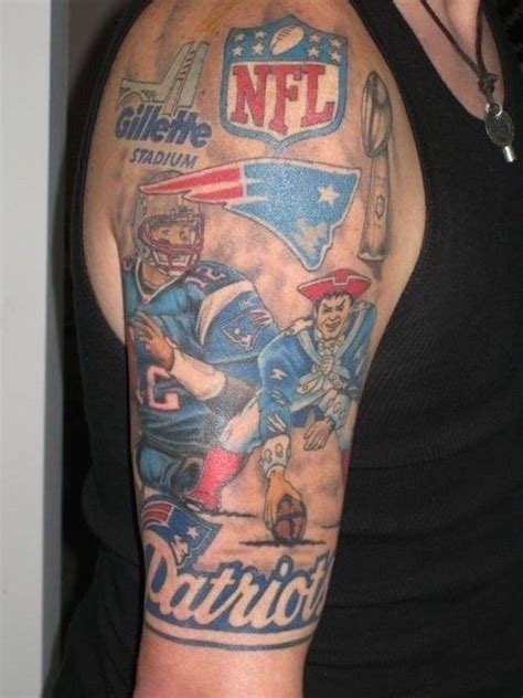 The name patriots came from a fan submission contest with the winners eligible to win a new television set. Nfl Team Logo Tattoos 16 incredible nfl fan tattoos tattoo ...