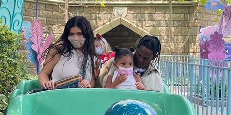 Kylie Jenner And Travis Scott Take Daughter Stormi To Disneyland