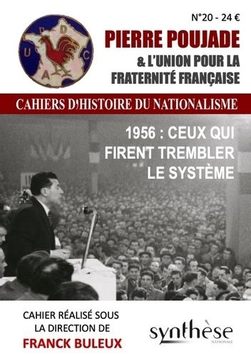 Les Cahiers D Histoire Du Nationalisme N Franck Buleux Livres Furet Du Nord