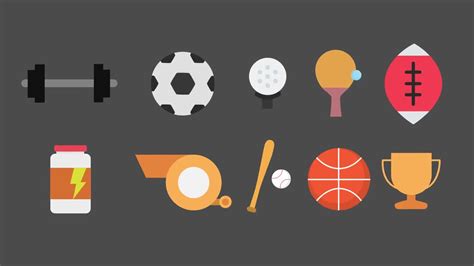 Sport Animated Icons Motion Graphics Templates Motion Array