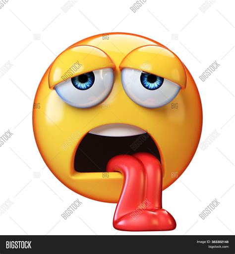 Exhausted Emoji Image And Photo Free Trial Bigstock
