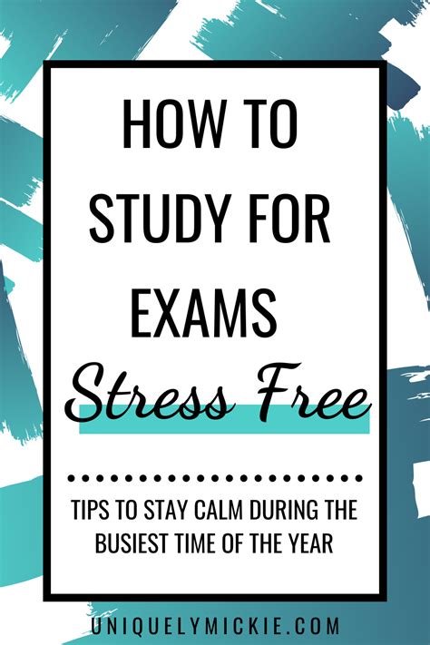 How To Study Effectively And Nail Your Final Exams Uniquely Mickie