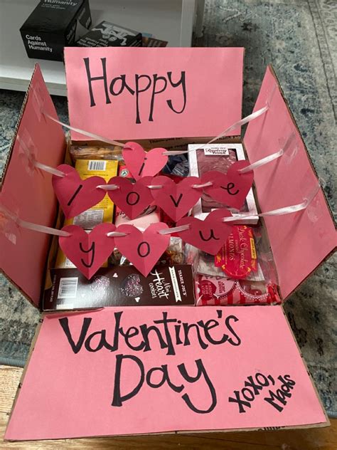Valentines Day Care Package Diy Valentine Gifts For Boyfriend