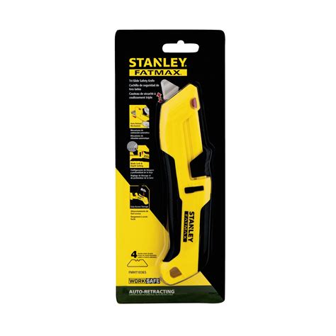 Fatmax Auto Retract Tri Slide Safety Knife Fmht10365 Stanley Tools