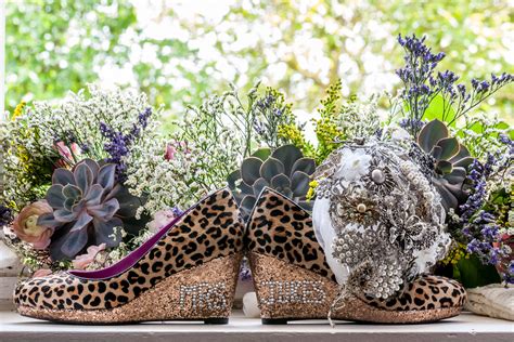 Loving This Leopard Themed Wedding We Planned It Was Funky Head To