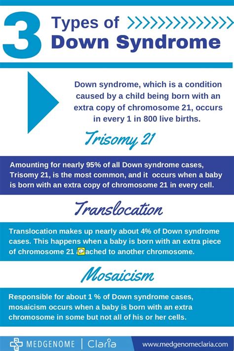 3 types of down syndrome