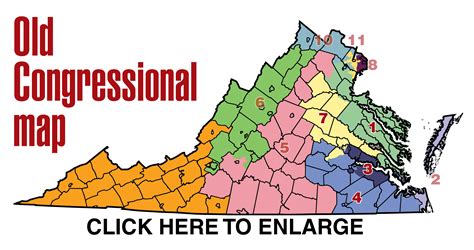 map of virginia congressional districts world map