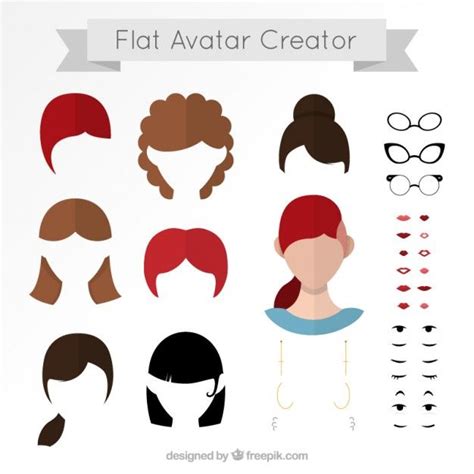 Flat Avatar Creator Avatar Creator Avatar Character Design