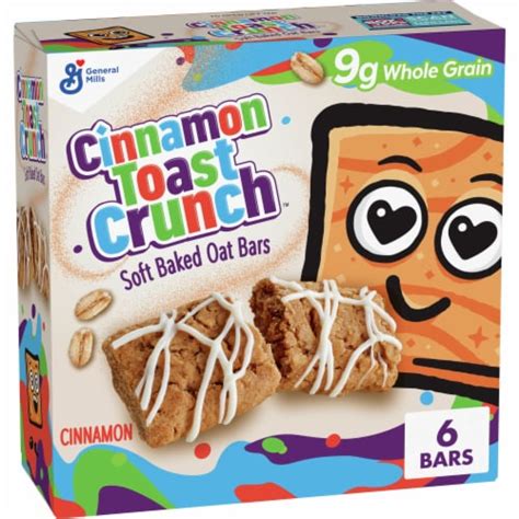 Cinnamon Toast Crunch Soft Baked Oat Bars 6 Ct 096 Oz Kroger