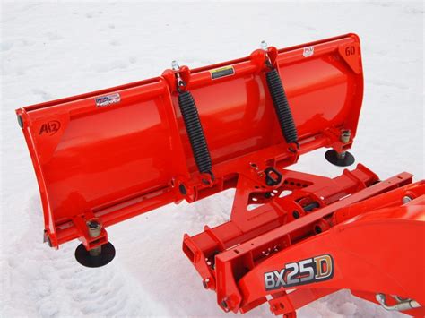Ai2 Products All New 60 Loader Mounted Snow Plow For The Kubota Bx