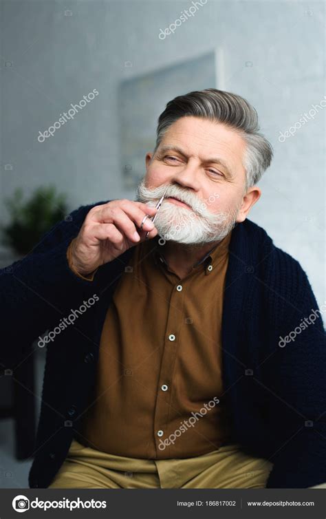 Cutting Moustache — Stock Photo © Vitalikradko 186817002