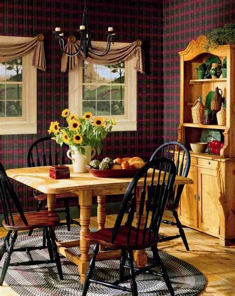 Eye For Design Decorating With Plaid Covered Walls