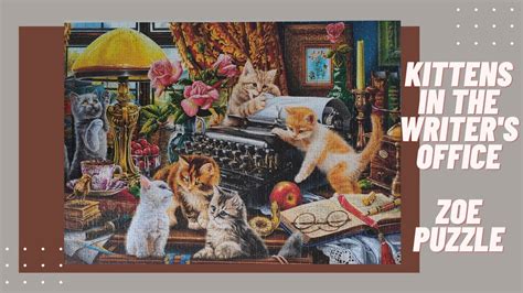 Kittens In The Writers Office Zoe Puzzle 1000 Parça A101 Market Youtube