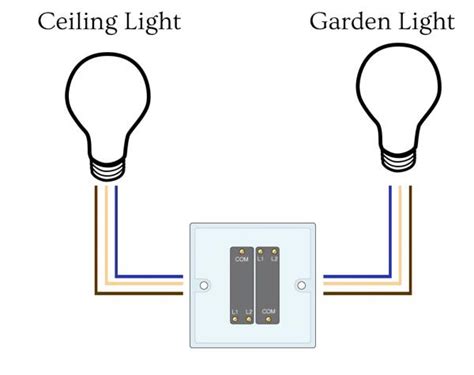 How To Wire A Double Switch For Two Lights