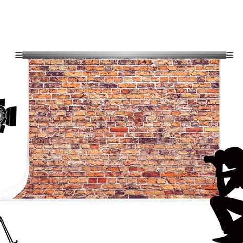 Buy Kate Backdrops Old Red Brick Wall Photography Background Retro Farm
