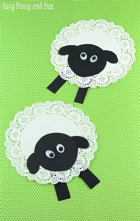 Doily Sheep Craft - Easy Peasy and Fun