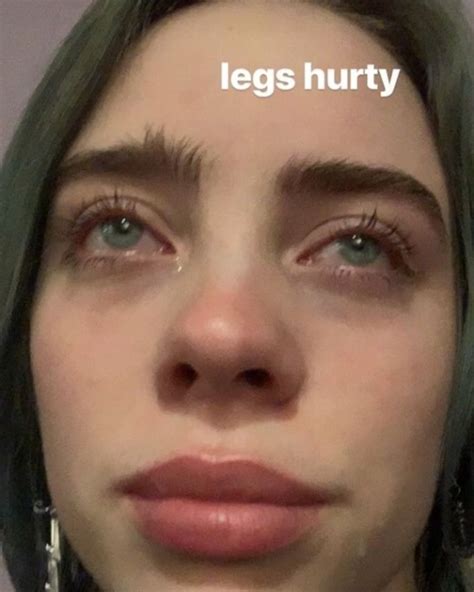 Billie Eilish Sad Faces Funny Faces Mood  Crying  Wife Material Mood Songs Film
