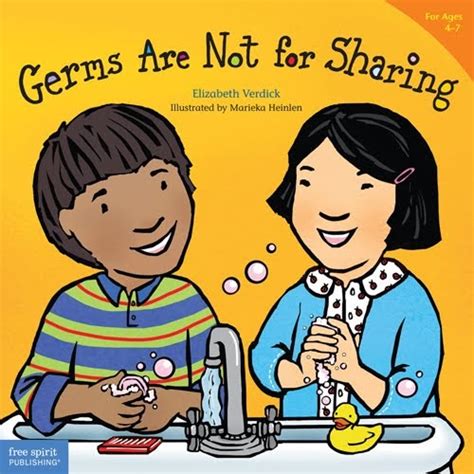 Andis Kids Books Germs Are Not For Sharing Paperback