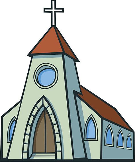Cartoon Of A Going To Church Illustrations Royalty Free Vector