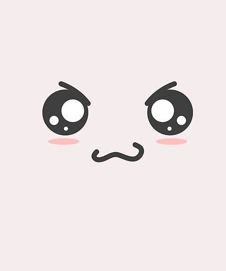 Kawaii Chibi Anime Cute Face Shirt Women Facial