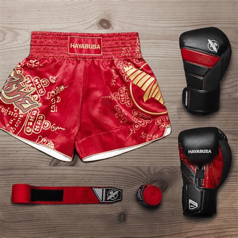 Hayabusa Falcon Muay Thai Shorts Red