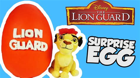 Lion Guard Play Doh Surprise Egg Youtube