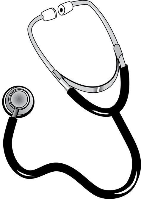 Public Domain Clip Art Image Illustration Of A Stethoscope Id