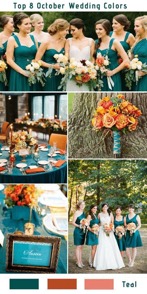 Teal Wedding Colors Abc Wedding