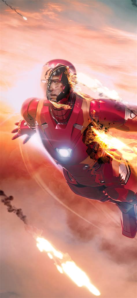 1242x2688 Iron Man Flying 4k Iphone Xs Max Hd 4k Wallpapers Images