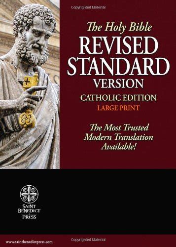 Revised Standard Version Catholic Edition Bible Burgundy Premium