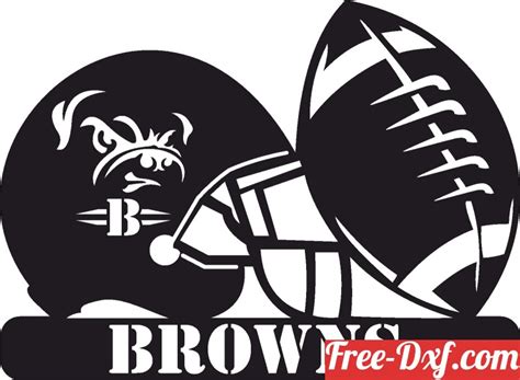 Download Cleveland Browns Nfl Helmet Logo Hxnfz High Quality Free