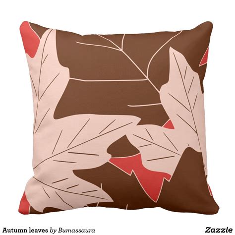 Autumn Leaves Decorative Throw Pillows Pillows Custom Throw Pillow