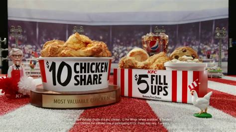 Kfc 10 Chicken Share And 5 Fill Ups Tv Commercial Sports Watching