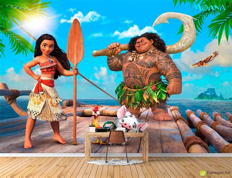 Subscribe and share with friends where can be found the best 4k wallpapers for mobile and desktop. Children's Wallpaper & Wall Murals - Disney Moana and Maui ...