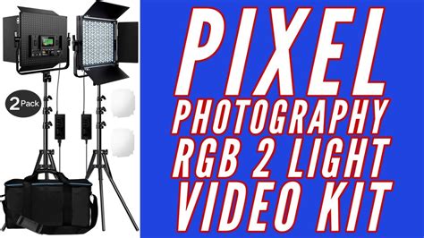 Pixel Photography 2 Light Rgb Video Light Kit A Near Perfect Youtube