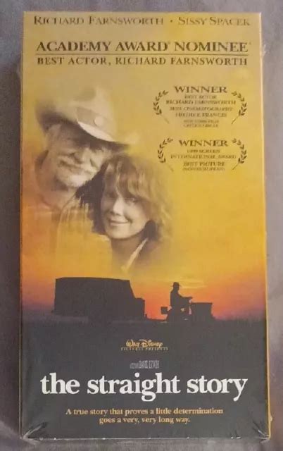 The Straight Story Vhs Richard Farnsworth And Sissy Spacek A 1994 True