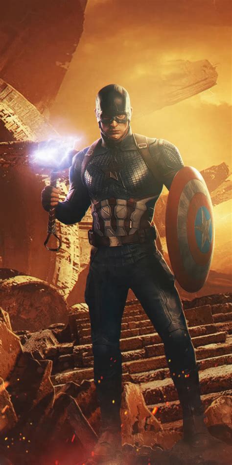 1080x2160 Captain America The Avengers 5k One Plus 5thonor 7xhonor