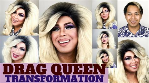 Drag Queen Makeup Look Transformation Youtube