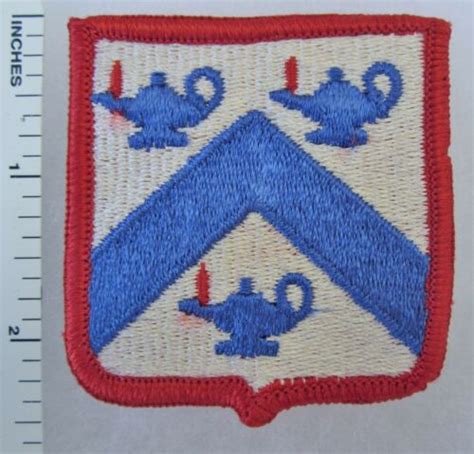Us Army Command And General Staff School Patch Original Cold War Vintage