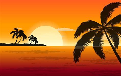 80s Palm Tree Sunset Wallpapers Top Free 80s Palm Tree Sunset
